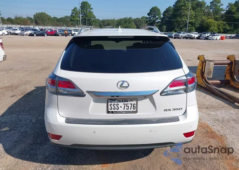2013 Lexus Rx 350 from USA, damaged, VIN 2T2ZK1BA2DC111296